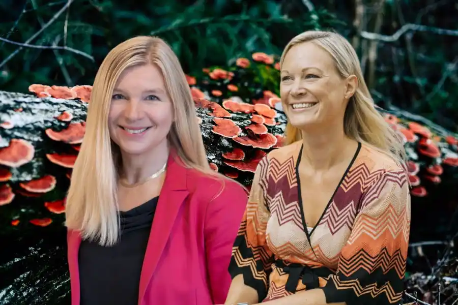 The Fungi VC founding partners Tarja Zudemberg (left) and Susanne Gløersen.