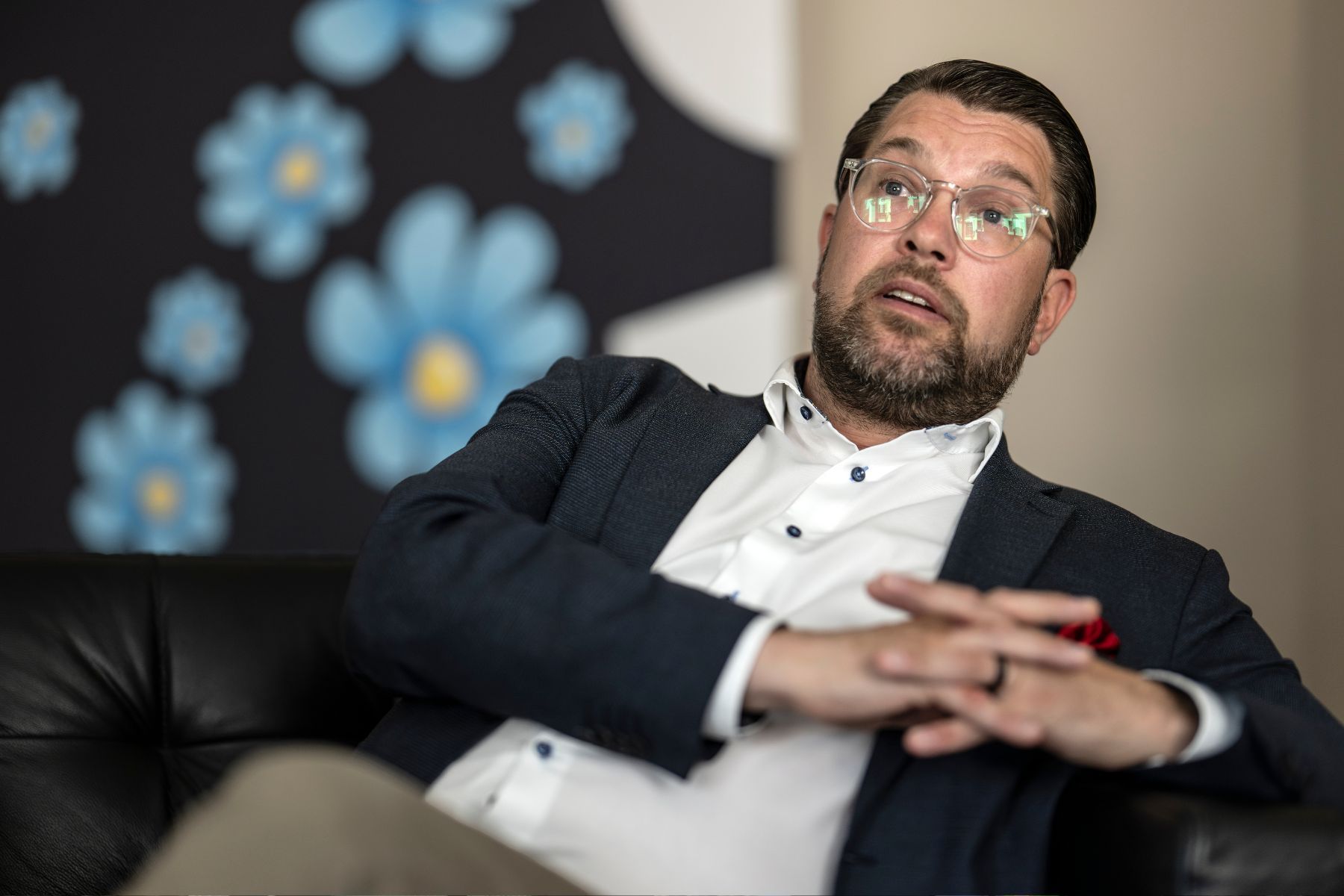 Jimmie Åkesson, partiledare för SD. Foto: TT.