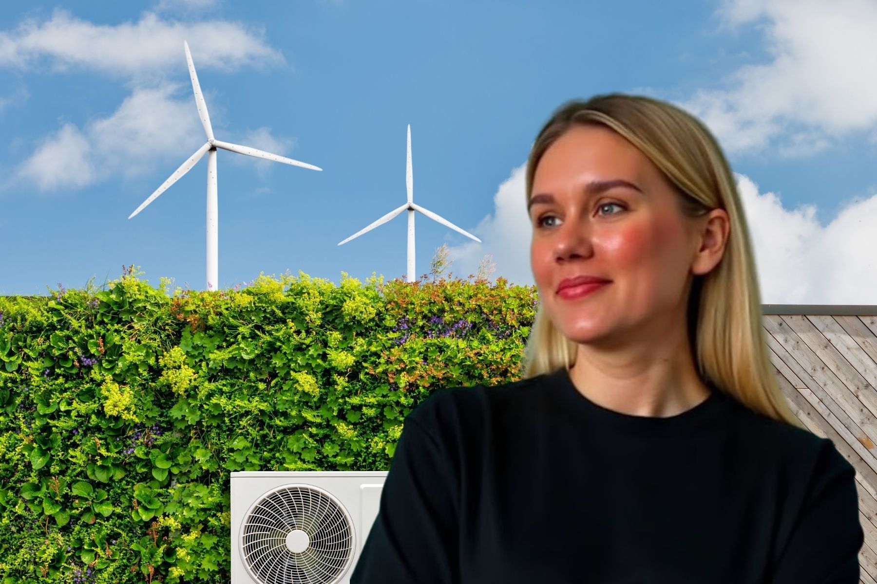 Linnea Hannerstig ansluter till Greenely från Klarna. Foto: Pressbild/Canva. Collage: Energy Loop.