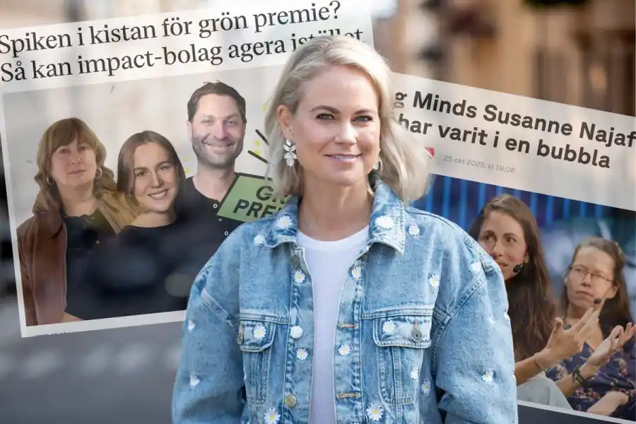 Camilla Bergman, grundare av Impact Loop. Foto: Jonas Borg.