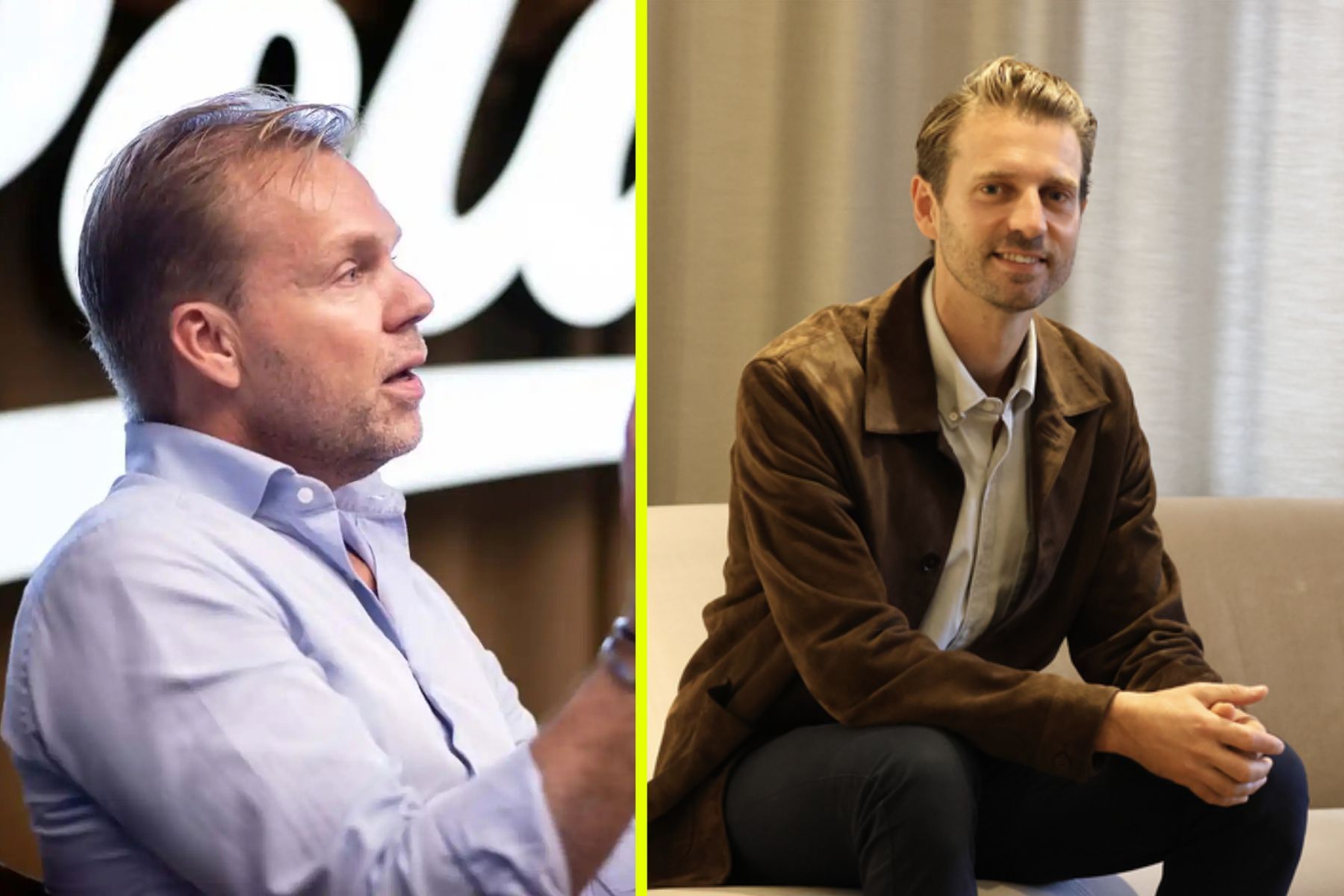 Polariums grundare Stefan Jansson och nya vd Pontus Winberg. Foto: Jonas Borg/Impact Loop och pressbild.