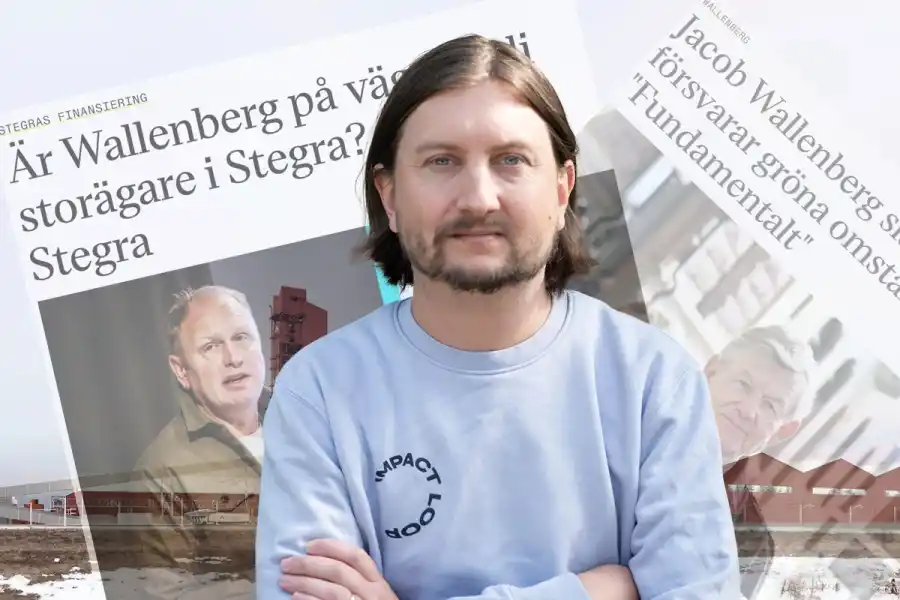 Johann Bernövall, reporter på Impact Loop. Foto: pressbild / Jonas Borg.