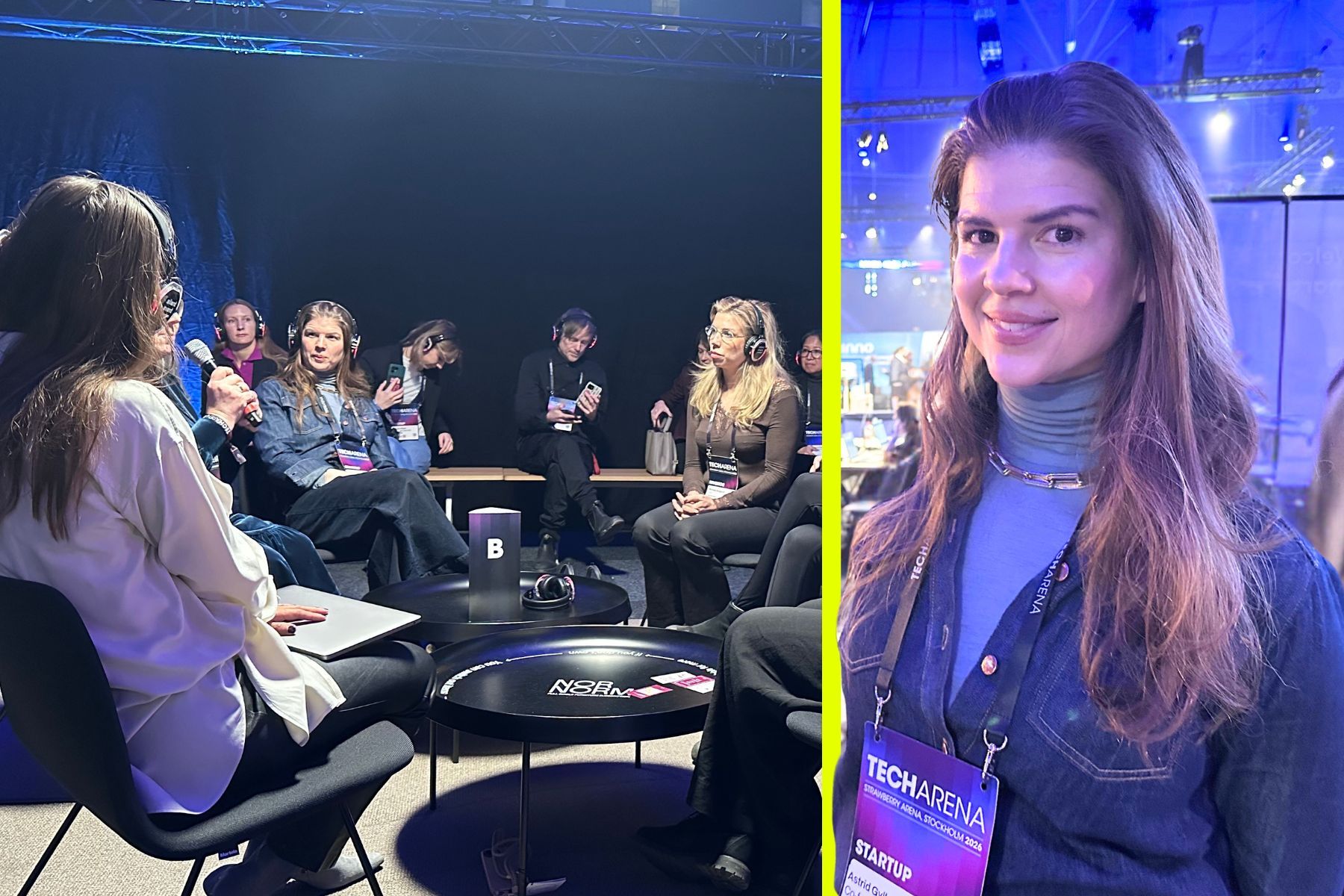 Astrid Gyllenkrok Kristensen, vd och medgrundare av Leia health. Foto: Jenny Kjellén.