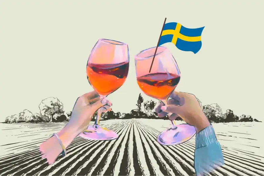 Ett varmare klimat kan göra Sverige till ett vinland. Grafik: Impact Loop.