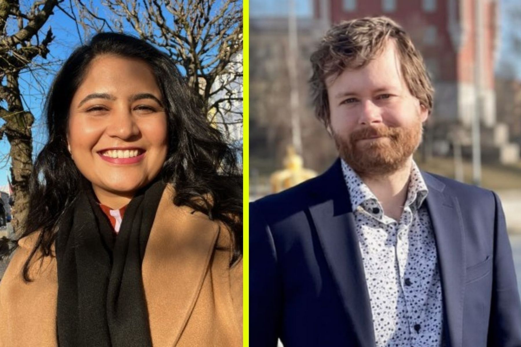 Rutvika Acharya och Quentin Daniel på Caplyzer. Pressbilder.