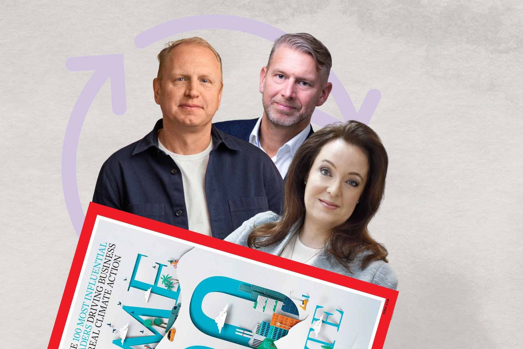 Henrik Henriksson, Peter Carlsson och Anna Borg. Foto: press. Grafik: Impact Loop.