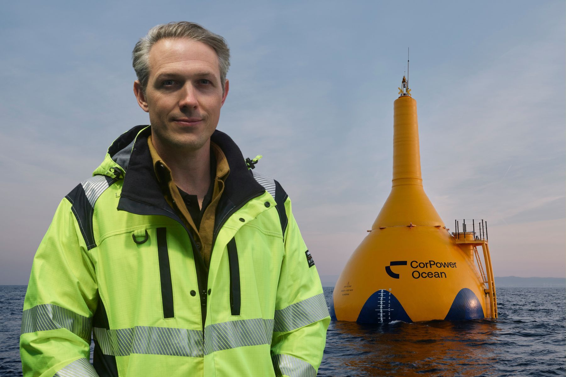 Patrik Möller, medgrundare och vd för Corpower Ocean. Foto: pressbilder.