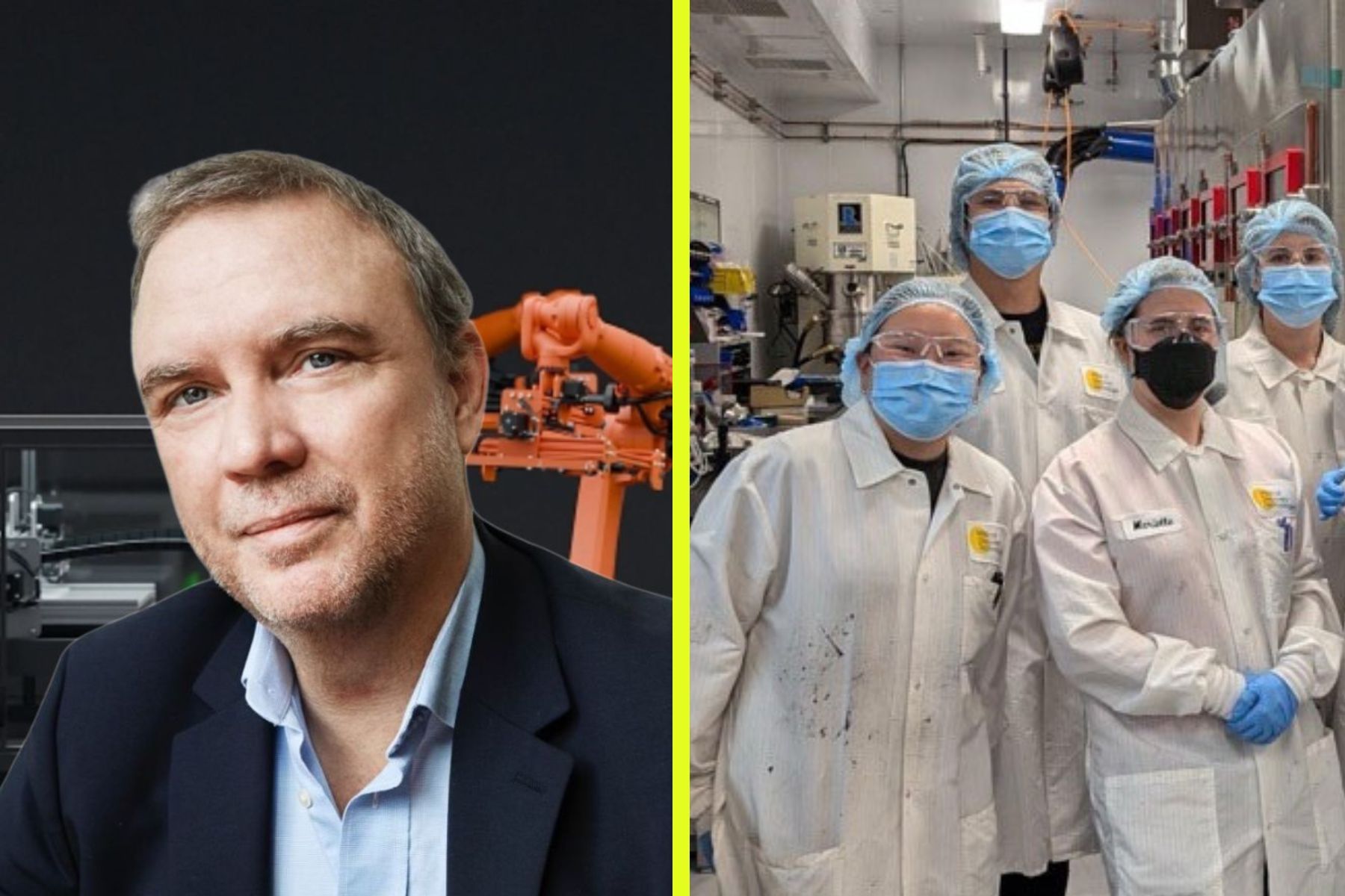 Holyvolt CEO Mathias Ingvarsson and members of the team in San Diego. Photo: Johann Bernövall / press photo.