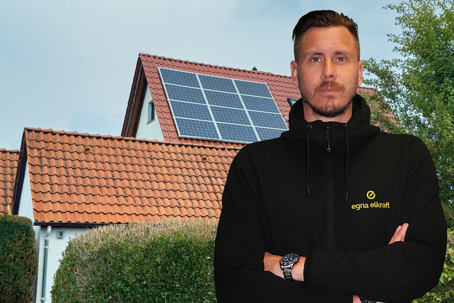 Marcus Bengtsson, Egna Elkraft. Foto: Pressbild/Canva.