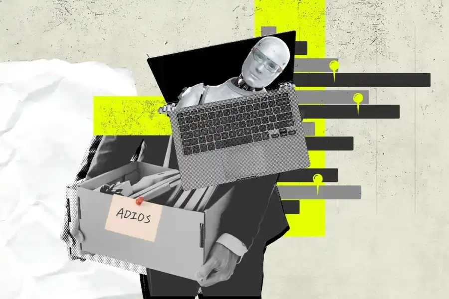 AI tar jobben, men vilka? Grafik: Diana Demin/Impact Loop.