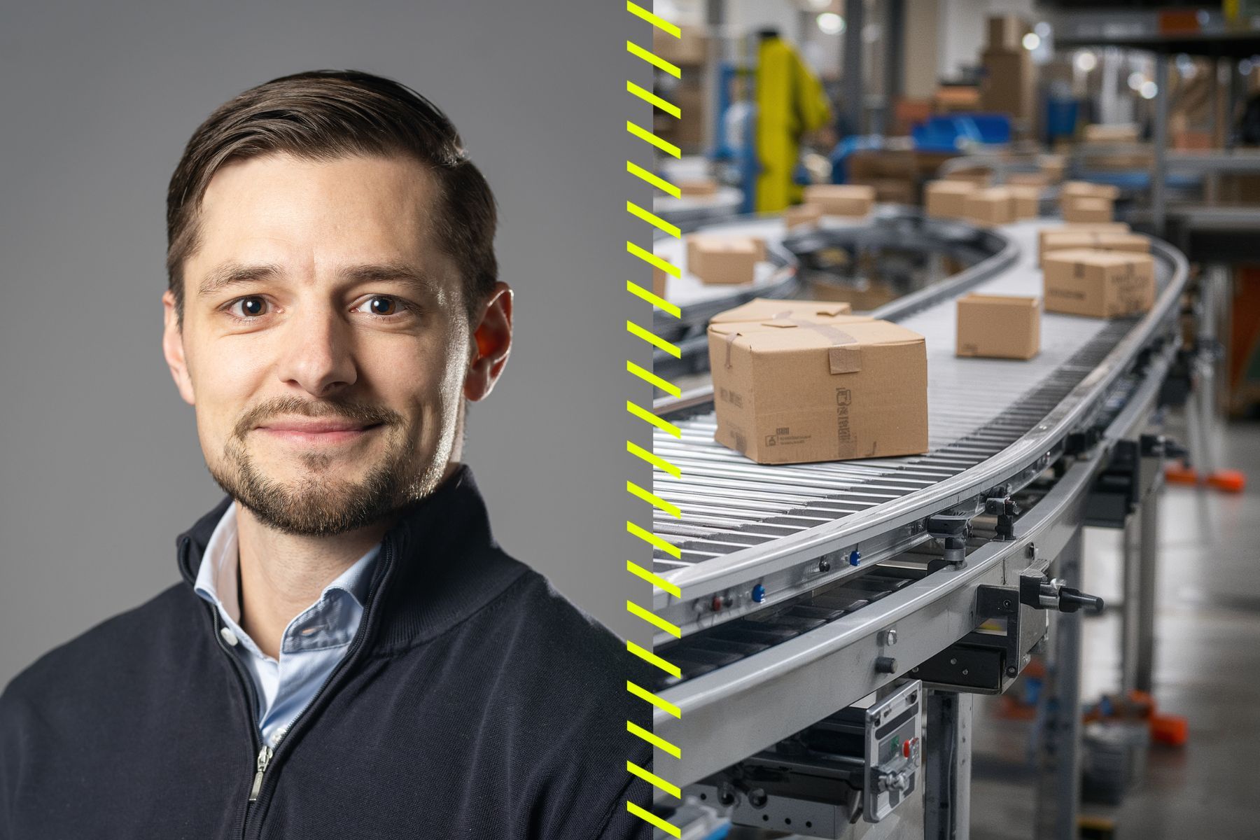 Niklas Nygren, vd på Relevator. Foto: Relevator och Canva.