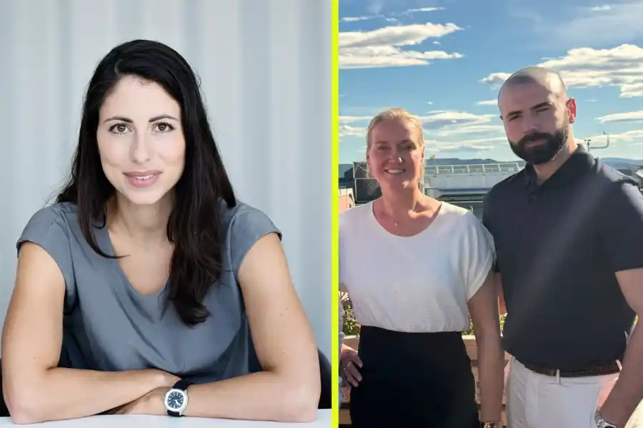 Susanne Najafi på Backing Minds och Fredrika Bennison samt Alaa Alshawa på Combify. Foto: pressbilder.