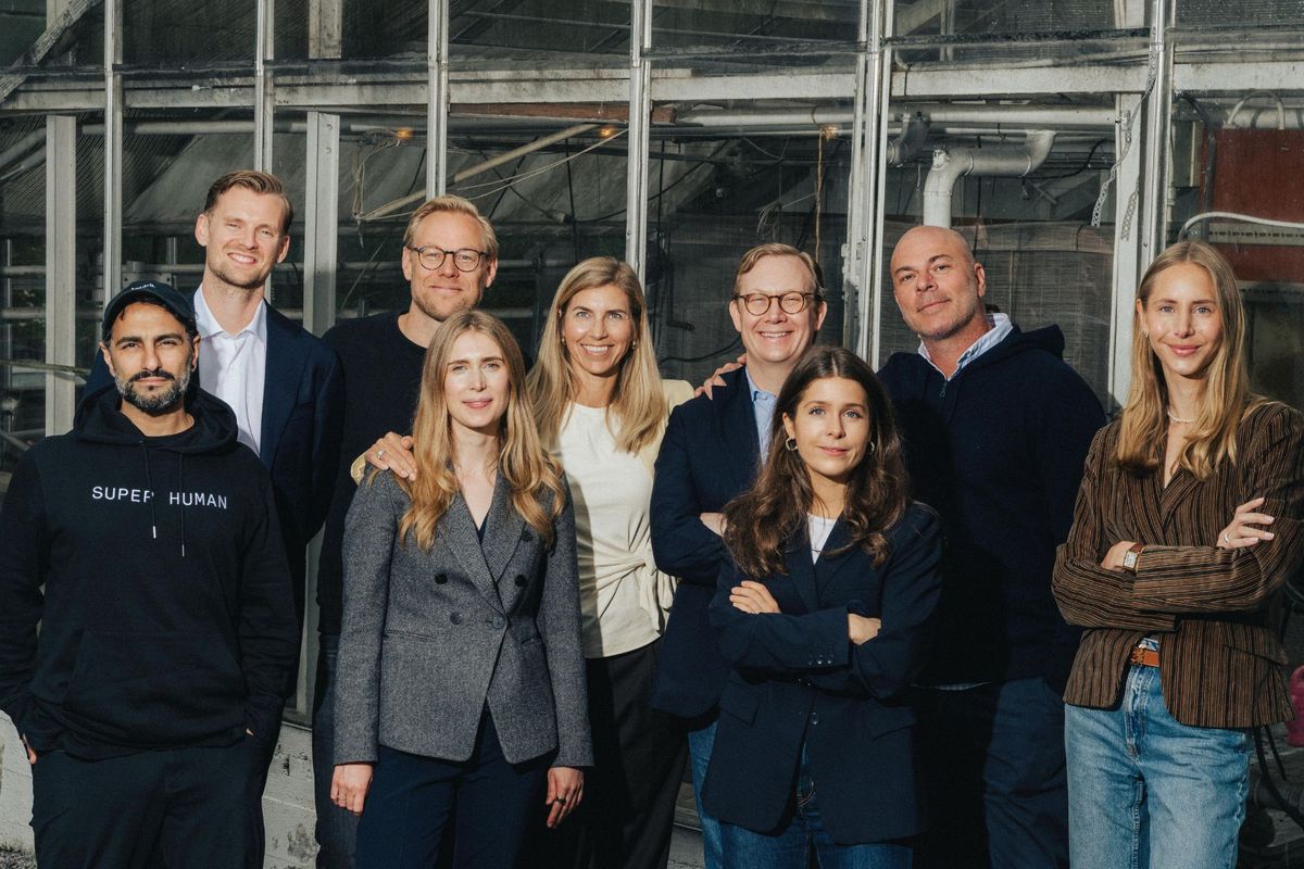 Norrsken Launcher's team. Erik Engellau-Nilsson and Anna Fredrixon are in the back row, second and third from the left respectively. Photo: press image.
