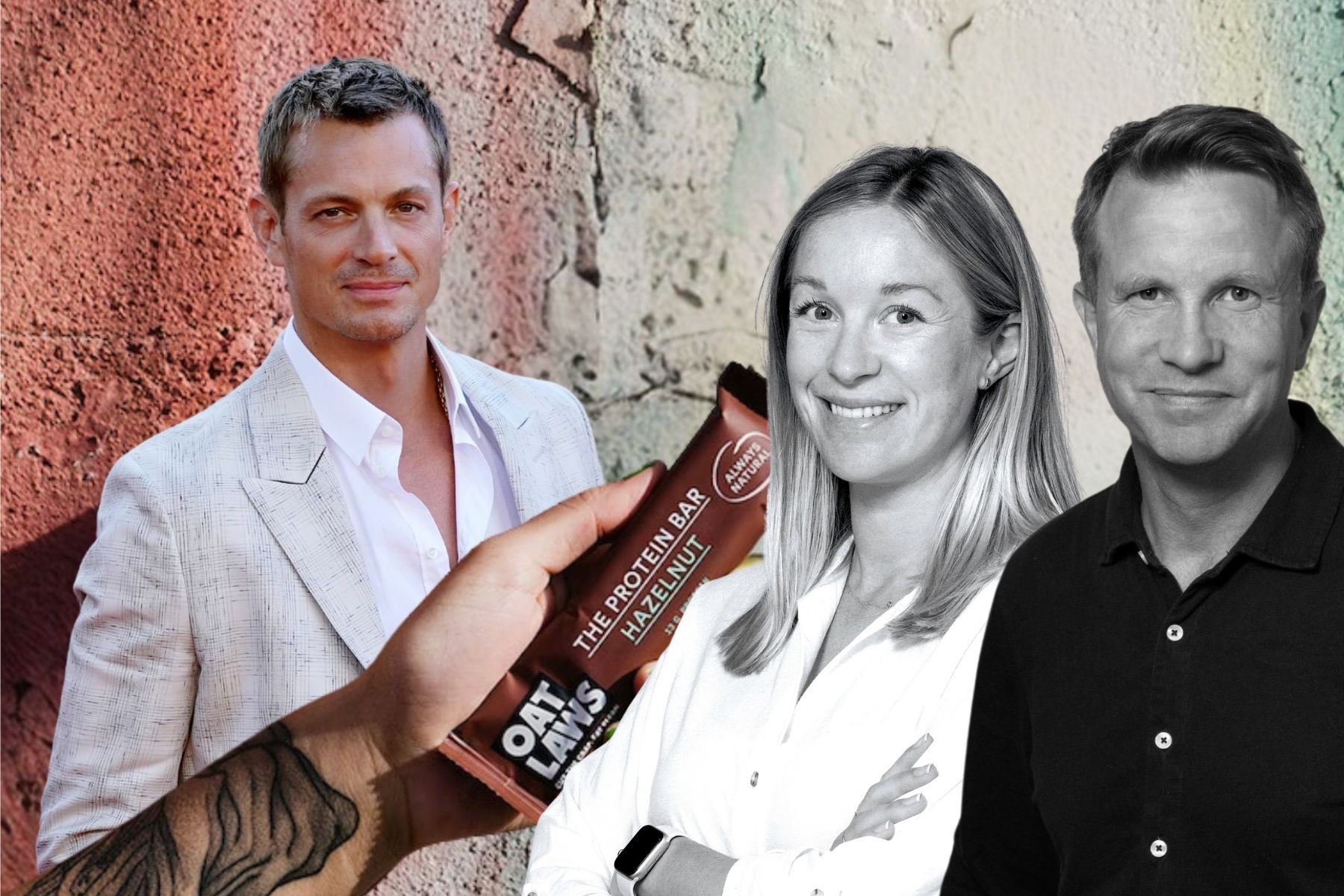 Joel Kinnaman, Carolin Janmark och Fredrik Arvius. Foto: AP Photo/Chris Pizzello/Pressbilder (montage).