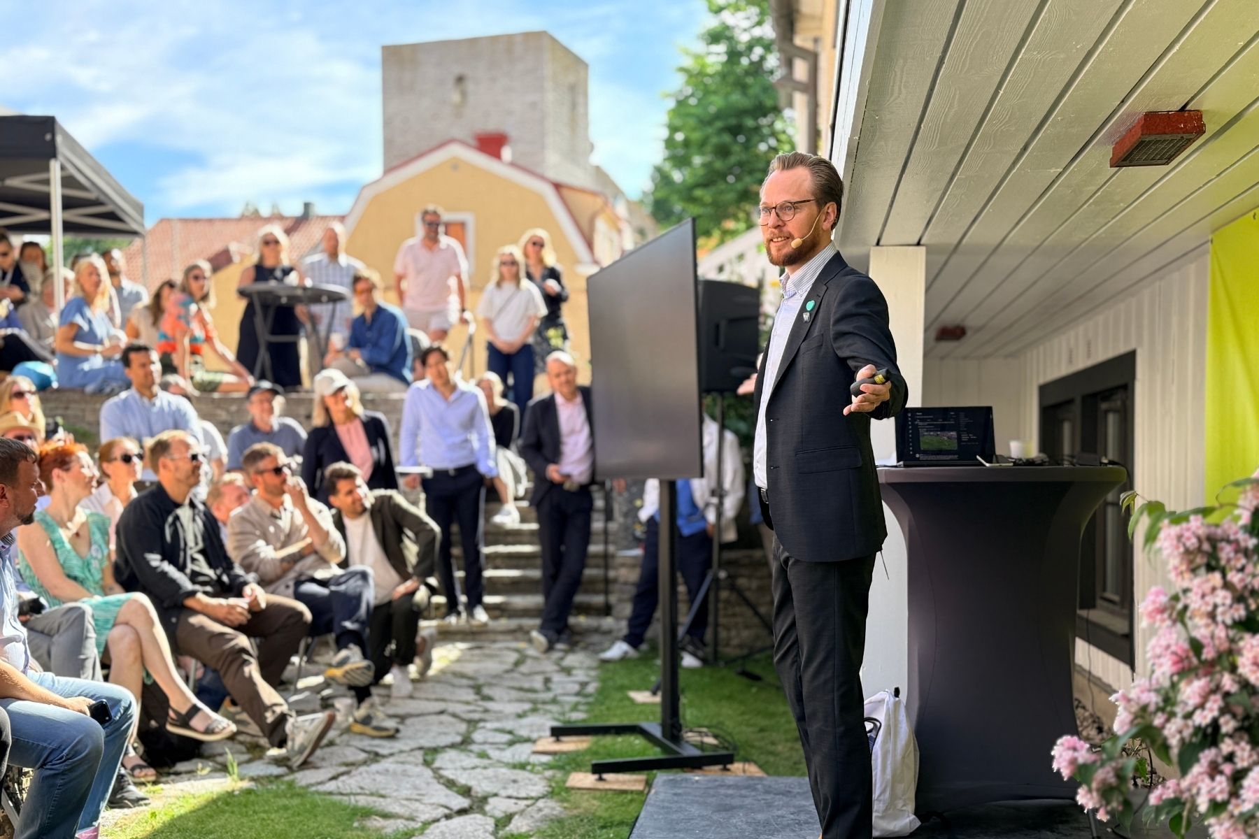 Ingmar Rentzhog lanserar W Social. Foto: Diana Demin