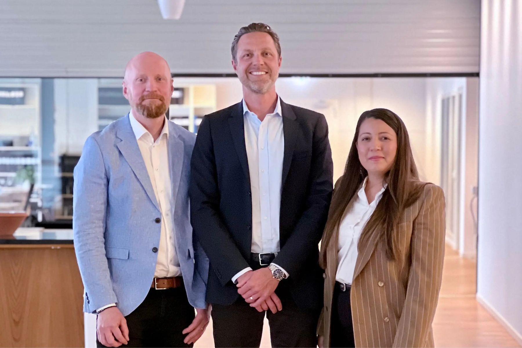 Thomas Tingelöf, Alexander Petrofski och Arelys Sosa på Drev. Foto: pressbild.