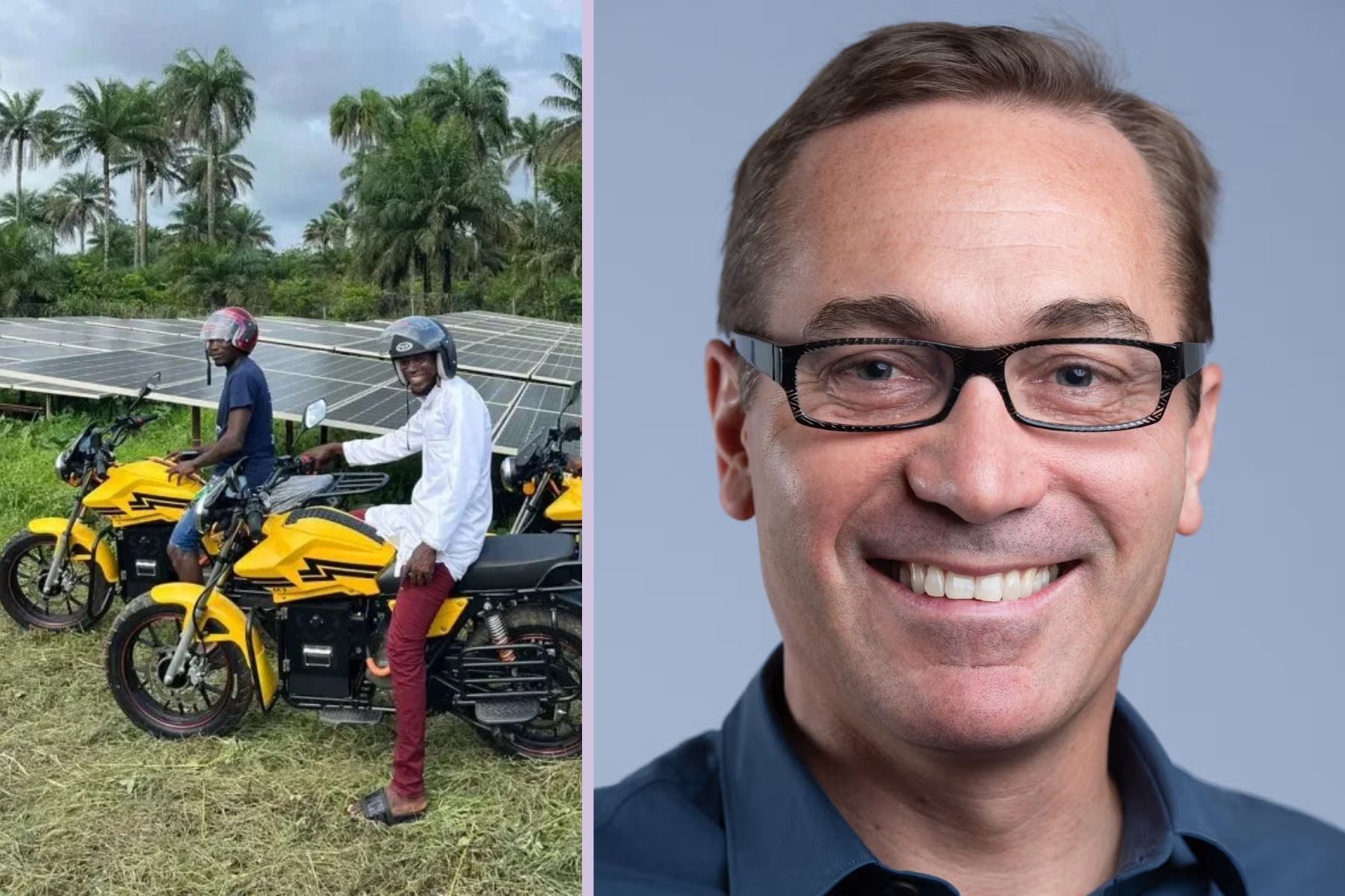 Pål Erik Sjåtil, Lightrock CEO, with press image from one of Lightrock's portfolio firms Max. Photo: press.