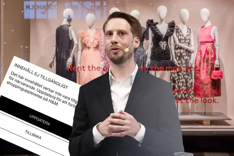 Daniel Ervér, vd på H&M. Foto: H&M/TT.