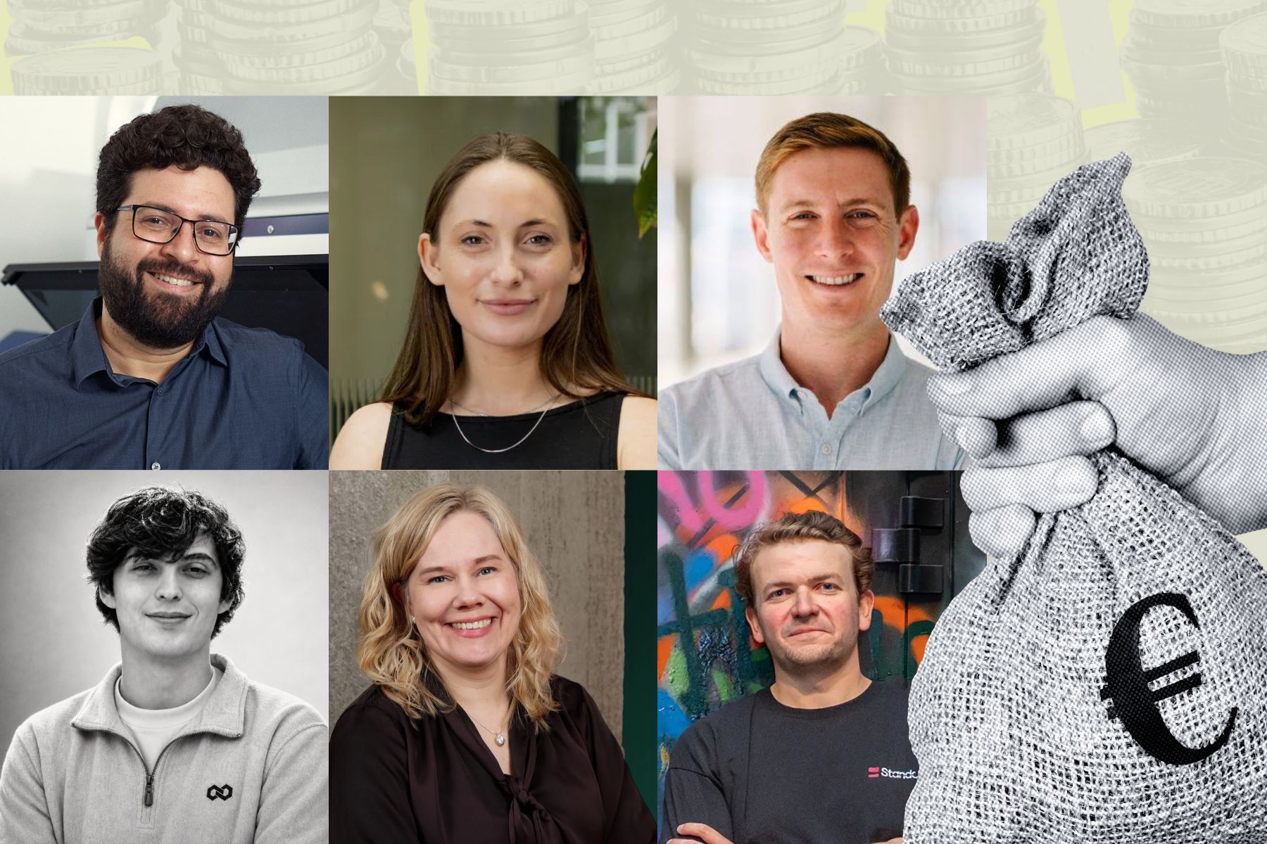 Some of the founders mentioned in this piece. Names below. Credit: Press photos/Impact Loop design