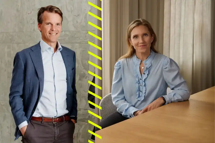 Bjarne Kveim Lie och Frida Einarson på Verdane. Foto: pressbilder.