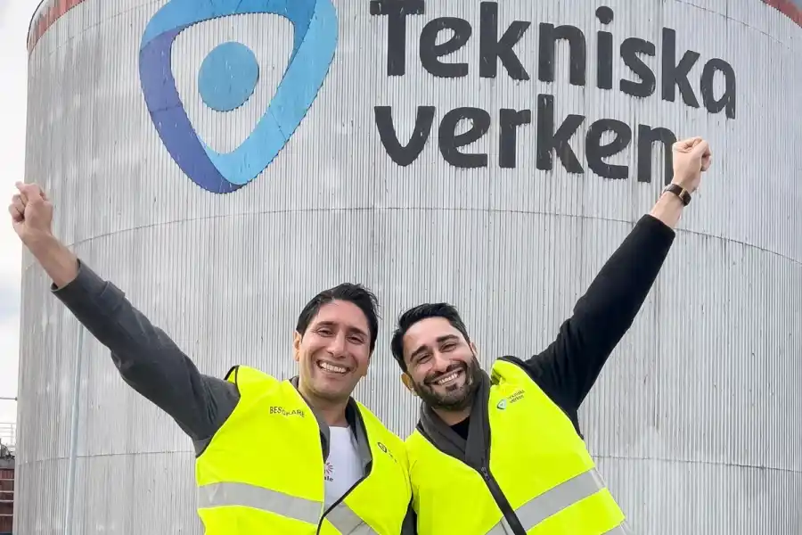 Max Mohammadi och Allen Mohammadi på Grale. Foto: pressbild.