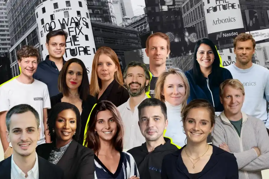 Some of the founders and CEOs on the list. See bottom of article for who's pictured. Photos: press and collage by Impact Loop.