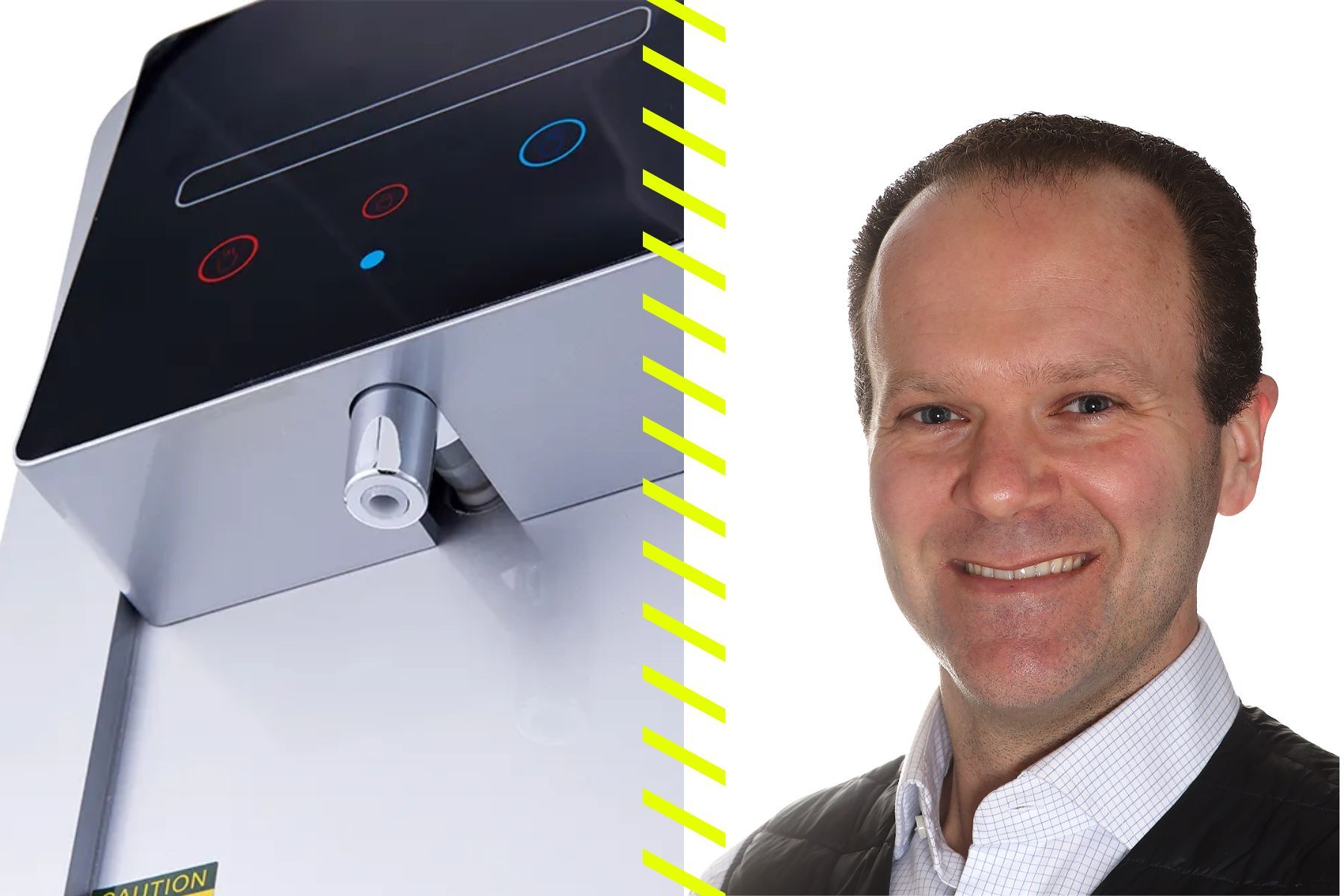 Peter Clarkson, grundare av Auqvian. Foto: pressbild.