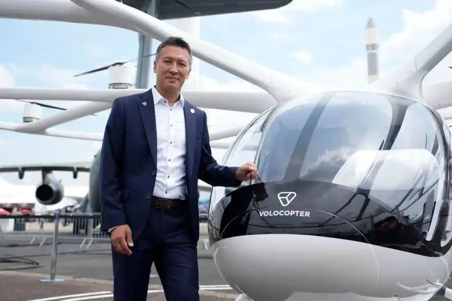 Dirk Hoke, departing CEO of Volocopter. Photo: TT/AP.