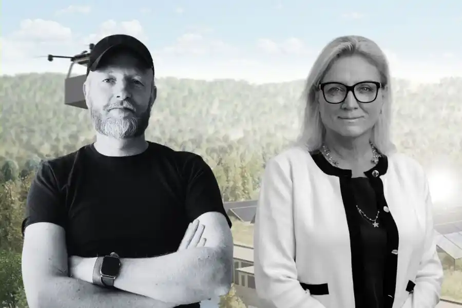 Anders Breitholtz, vd och Ragnhild Wiborg, ordförande för Papershell.