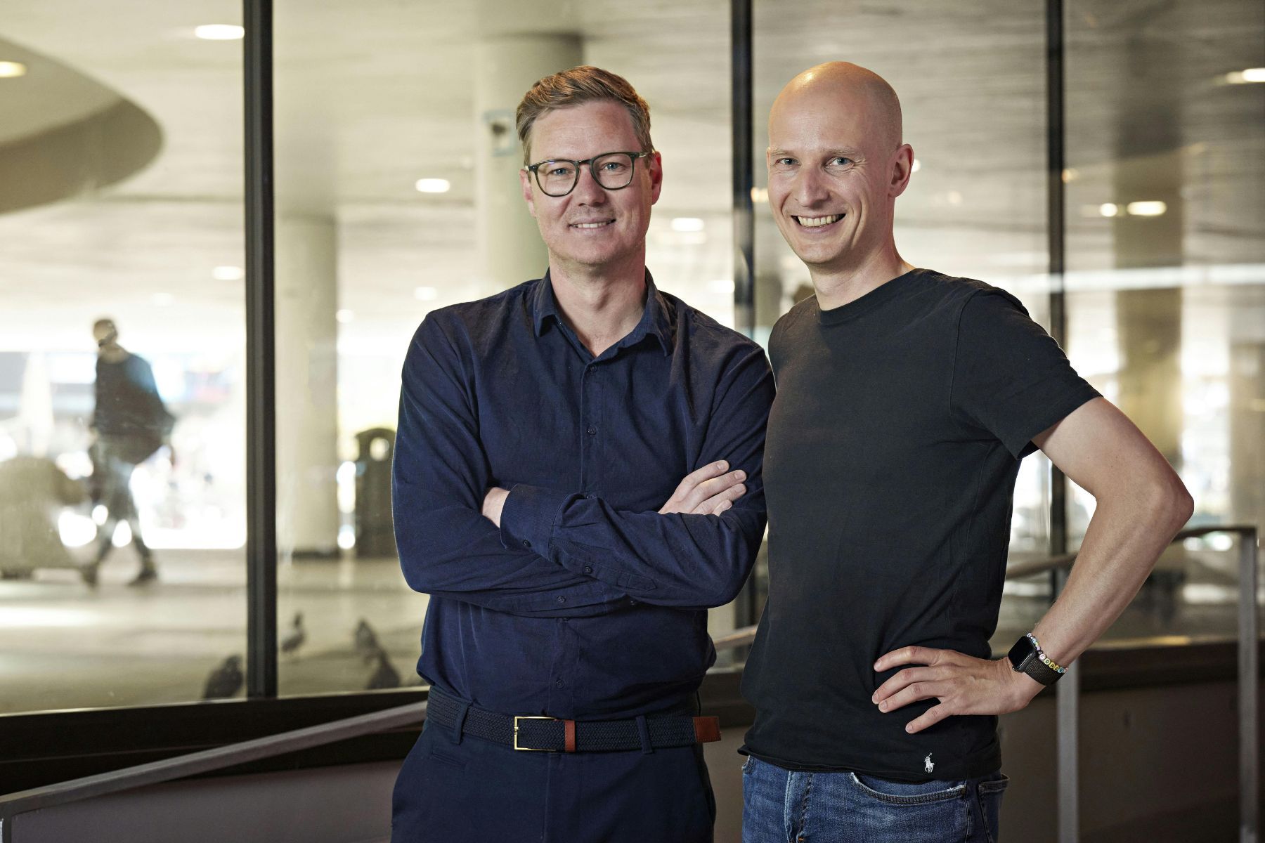 Daniel Lindén och Edgeir Vårdal Aksnes, grundare av Tibber. Foto: pressbild.