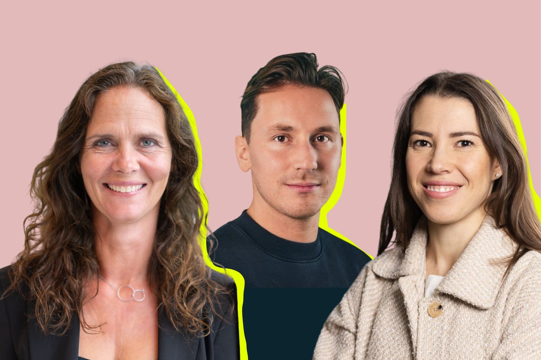 From left to right: Annick Verween (Biotope Ventures), Erika Hombert (PINC), and Arnoud Klokke (BioInnovation Institute). Supplied/Impact Loop