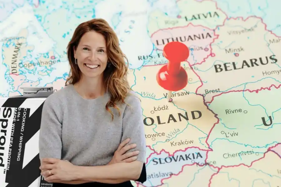 Sara Berger, vd på Malmögrundade ärtdrycksbolaget Sproud.