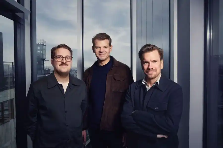 Joakim Reimar, medgrundare och produktchef, Sebastian Ramseid Foss, medgrundare och vd och Robert Lyngman, medgrundare och operativ chef. Foto: pressbild.