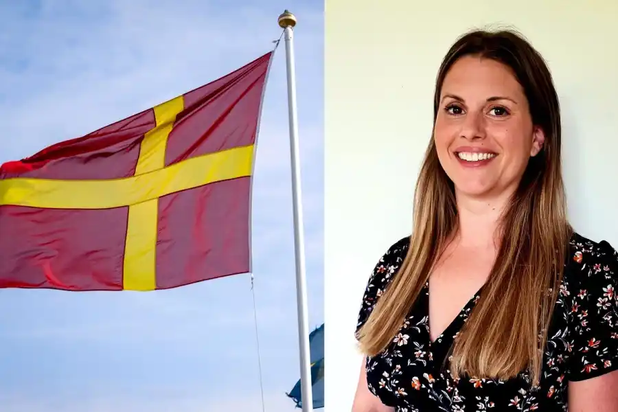 Patricia Håkansson, Sparbanken Skåne. Foto: TT/Pressbild. Collage.