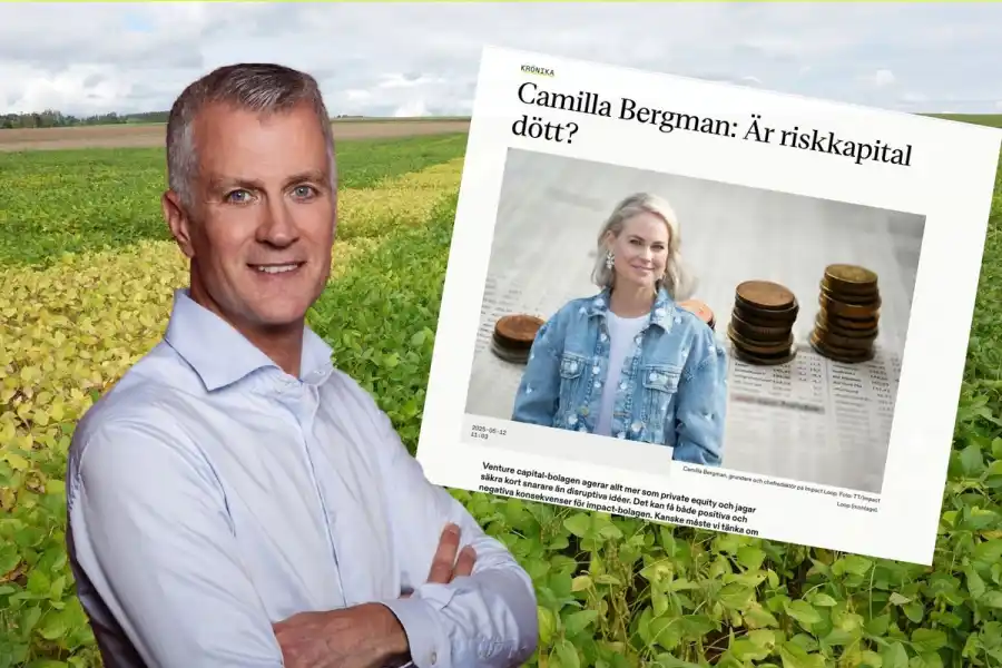 Joachim Karlsson, vd på Almi Invest. Foto: Pressbilder (montage).