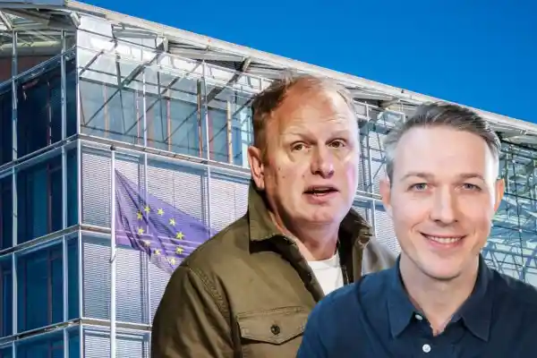 Henrik Henriksson, vd på Stegra och Patrik Möller, vd på CorPower Ocean. Foto: Pressbilder.