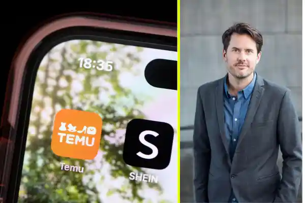 Jakob König på Fair Finance Guide kritiserar investeringarna i Temu. Foto: TT / pressbild.