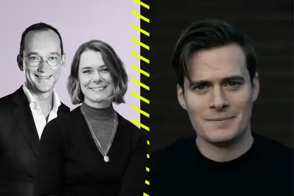 Investerarna Michael Storåkers och Ulrika Andersson samt Anders Ankarlid, medgrundare till Agood company