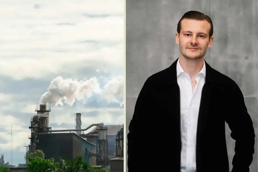 Hugo Boccara, vd för Chalmers-bolaget Korall. Foto: Canva och pressbild.