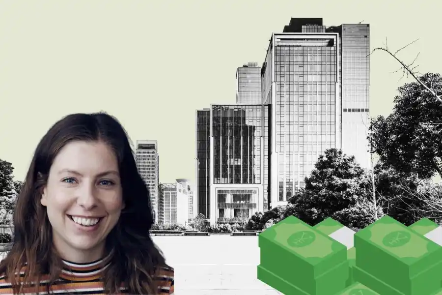 Maria Vallerborn, landskapsingenjör på Malmö stad. Bild: press, collage av Impact Loop.