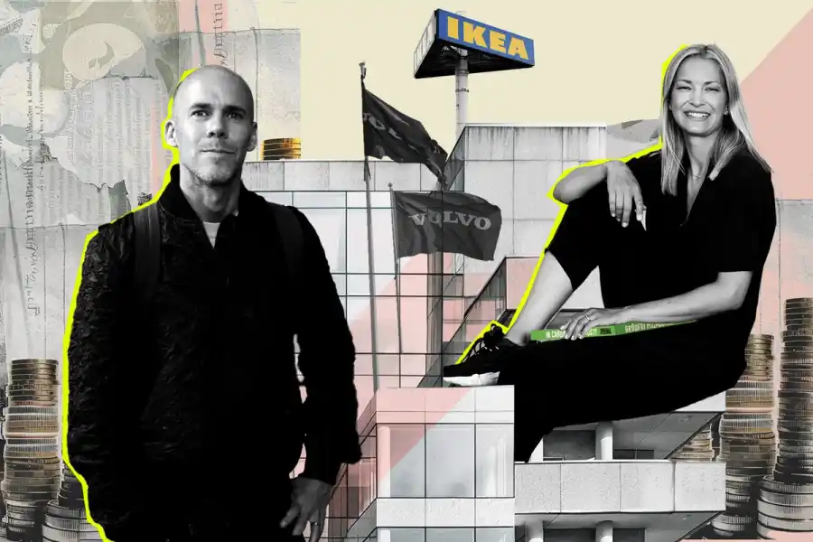 Stilrides vd Jonas Nyvang och Kristin Nowak, grundare av For Real! Foods. Grafik: Diana Demin, Impact Loop.