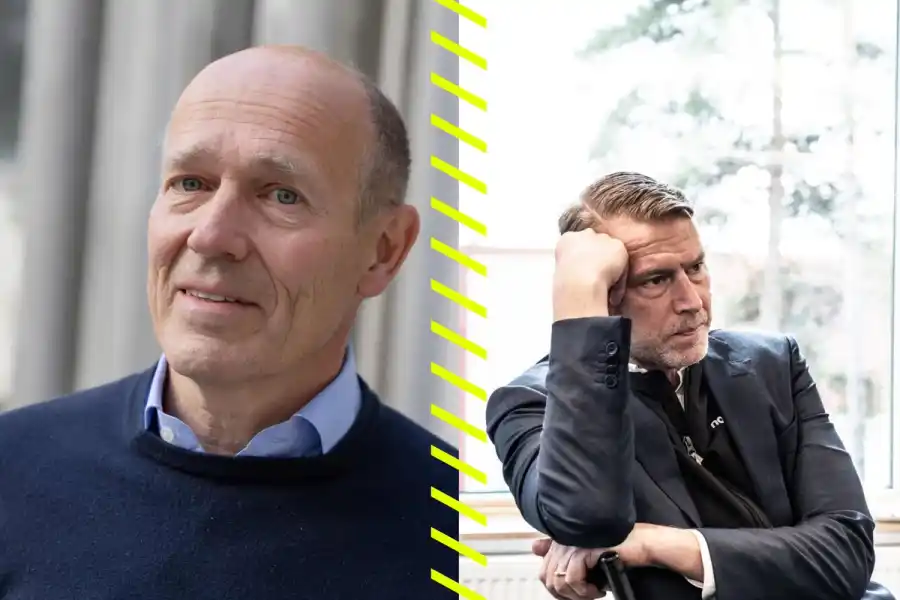 Harald Mix, Vargas och Peter Carlsson, vd på Northvolt. Foto: pressbilder.