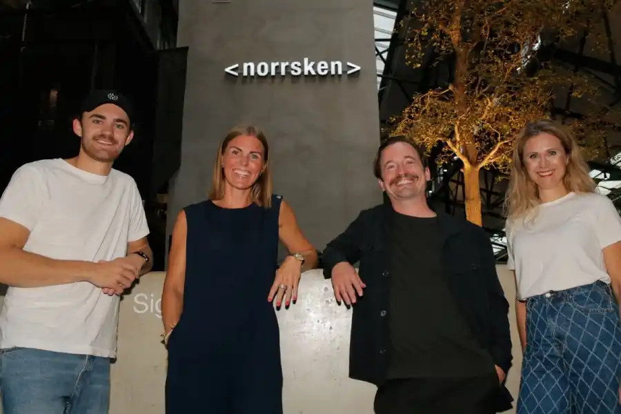 Max Larsson, Sofia Lindelöw, Pelle Tamleht och Judith Wolst på Norrsken. Foto: Pressbild.