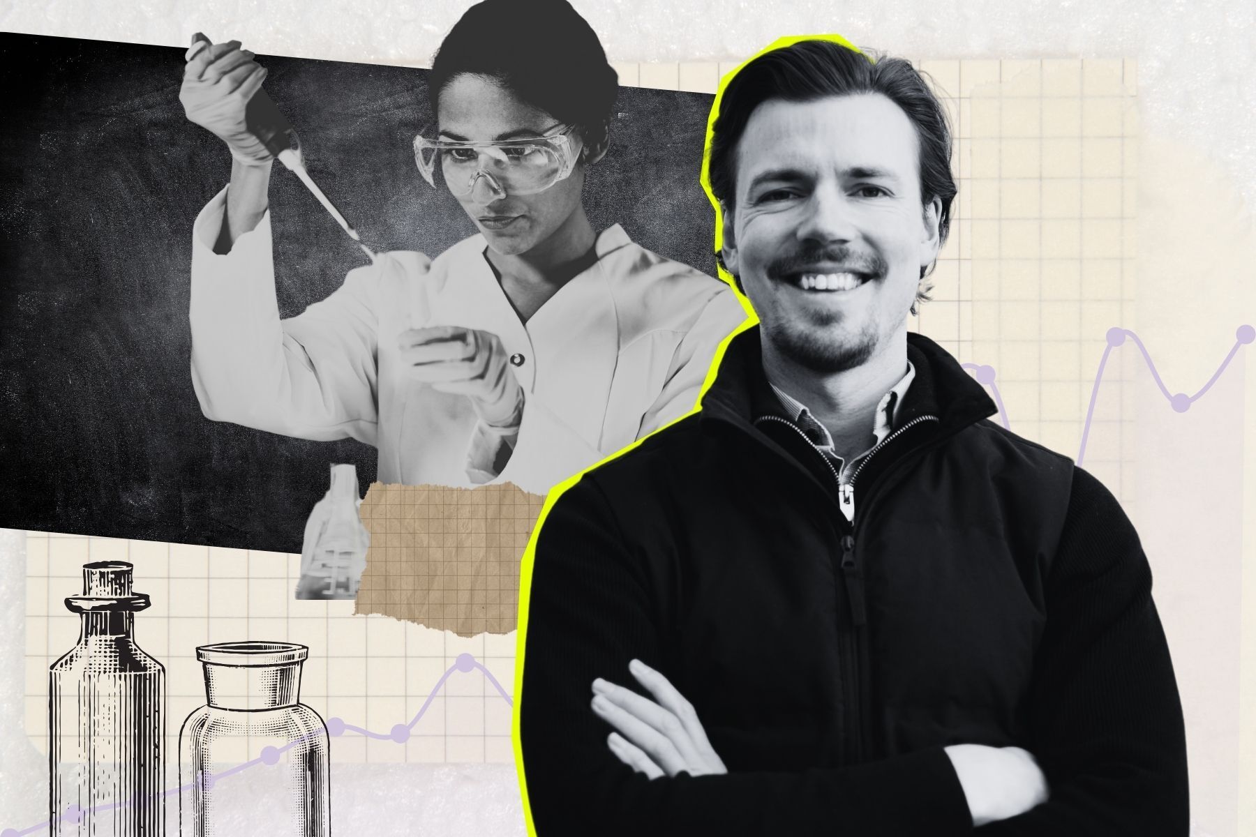 Torkel Nord Bjärneman, grundare och vd för Myrtleed Innovation som vill brygga för att mer deeptech når marknaden.