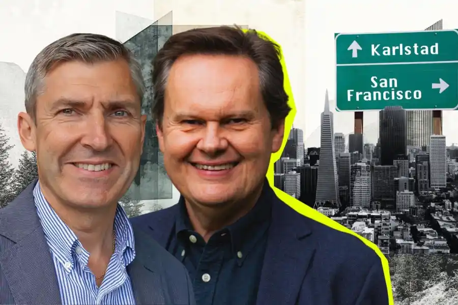 Victor Isaksen, chef över Sting Bioeconomy. Foto: pressbild, grafik av Impact Loop.