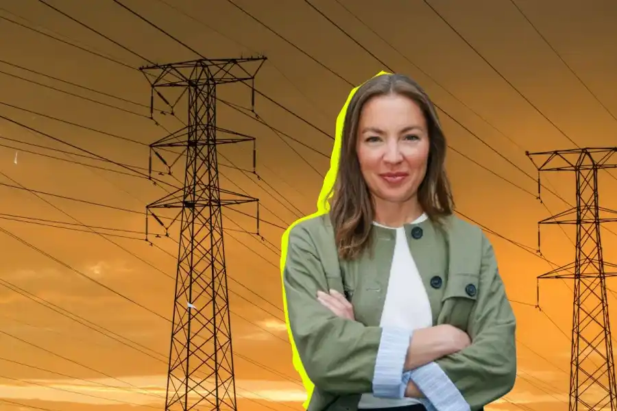 Anna Engman, medgrundare och vd på Engrate. Foto: Pressbild/Canva. Montage: Impact Loop