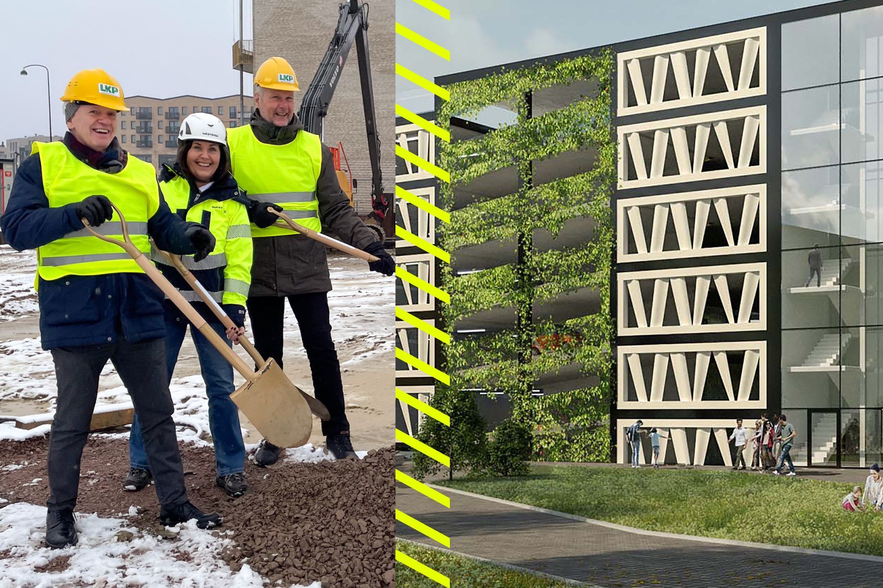 Mats Helmfrid, Suzana Lindblad och LKPs vd Paul Myllenberg. Foto: Pressbilder.