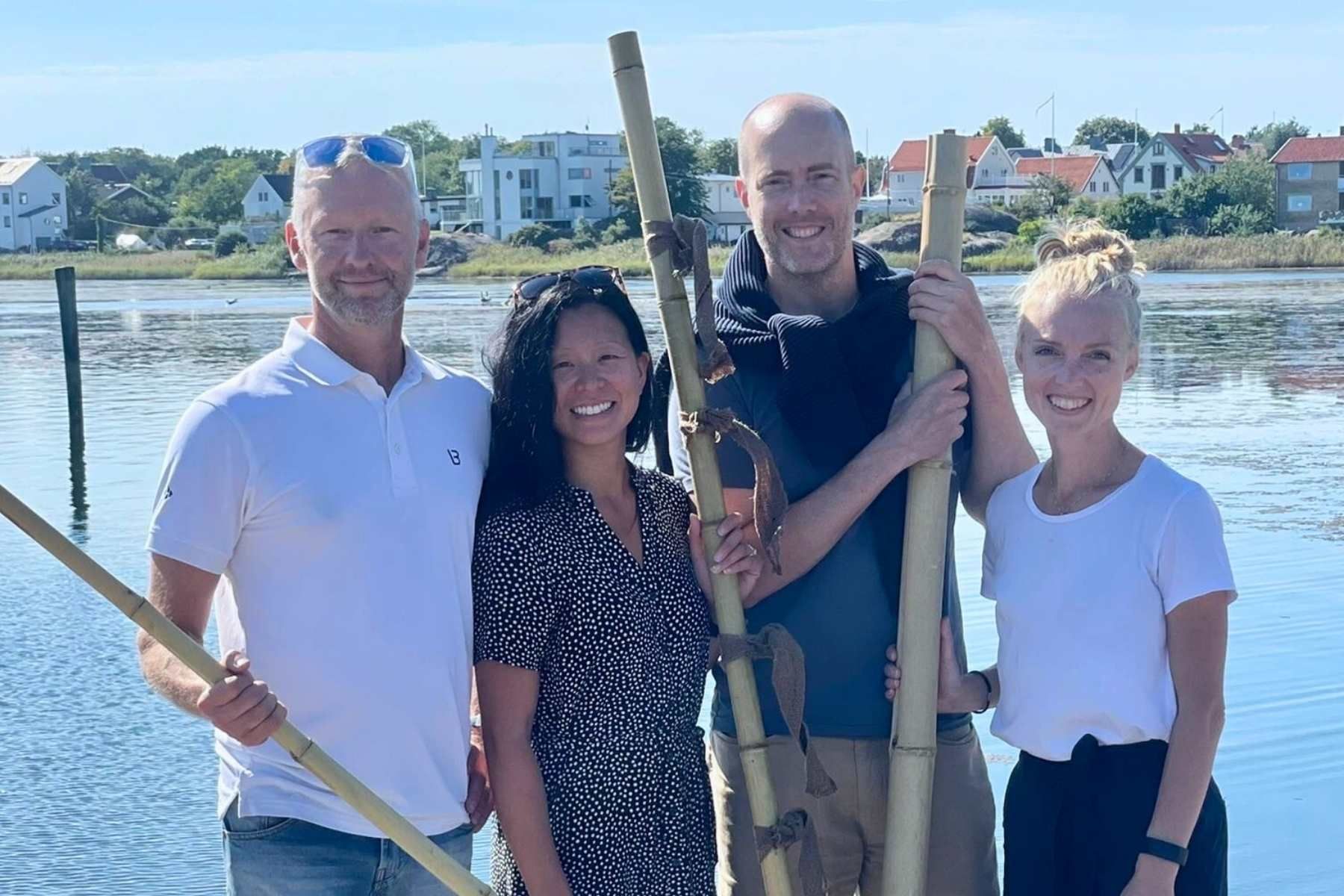 Grundarna bakom Arbon Earth. Foto: privat.