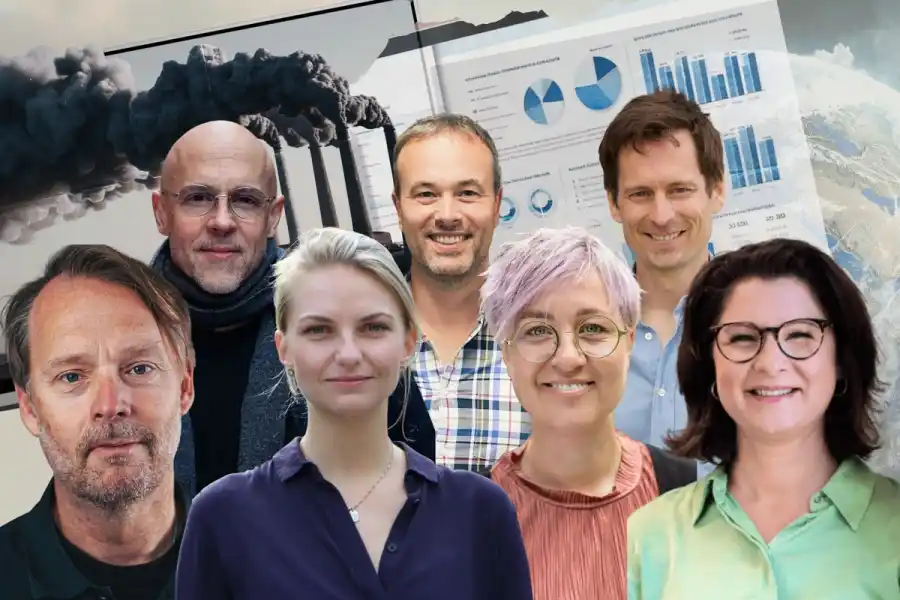 Några av personerna bakom bolagen i genomgången. Foto: pressbilder. Grafik av Impact Loop.
