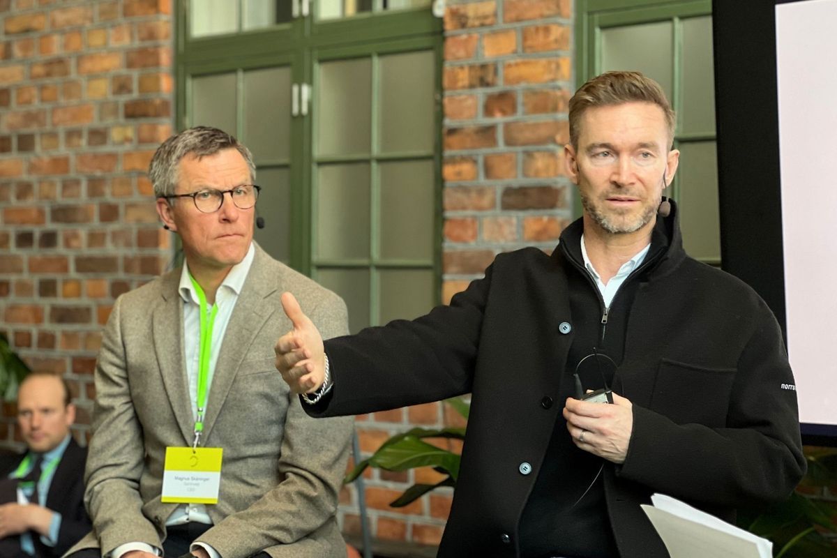 Magnus Skåninger, CEO of Saminvest, and David Frykman, general partner at Norrsken VC, at Impact Loop's LP and investor meetup. Photo credit: Diana Demin.